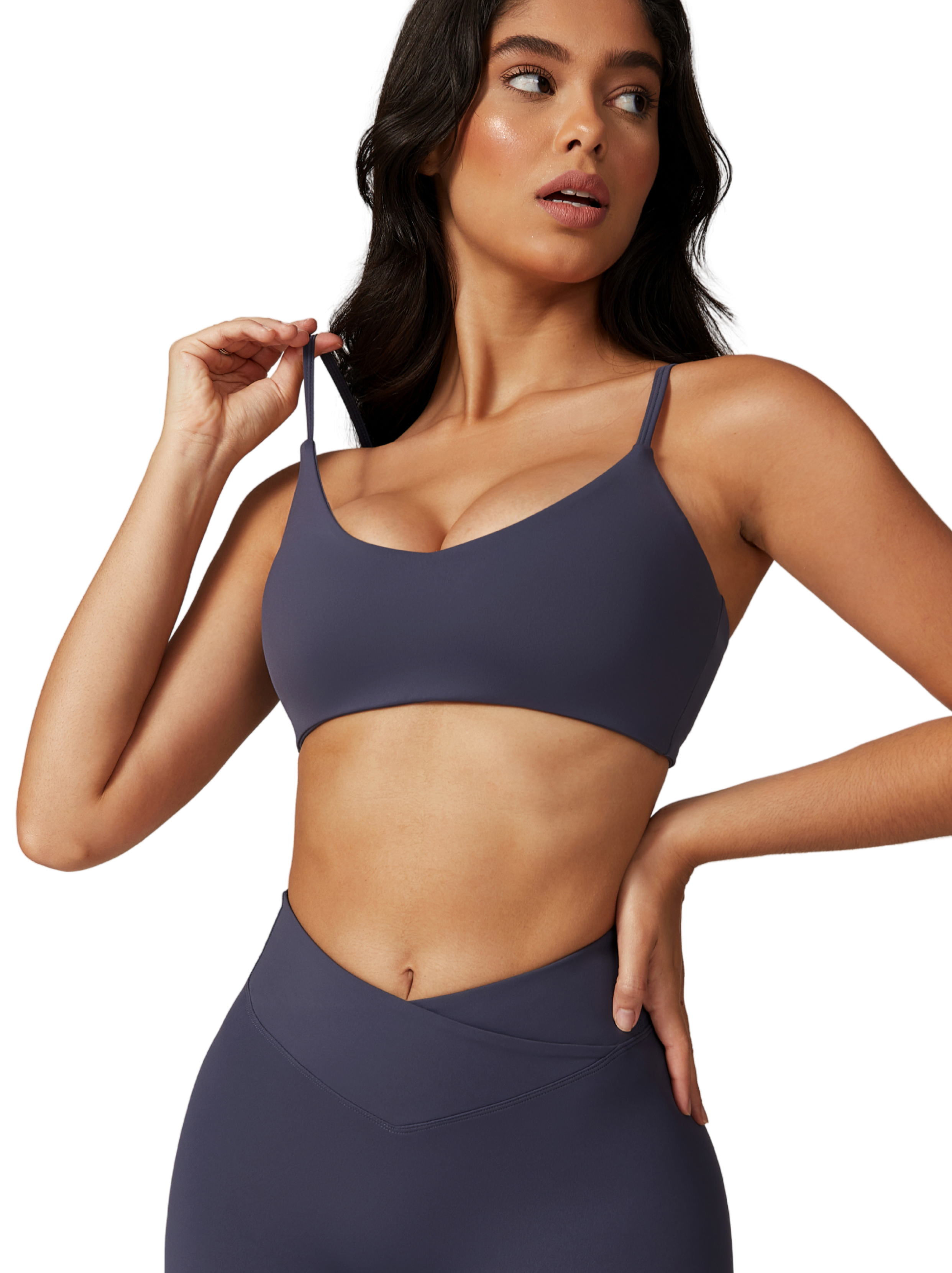 Soutien-gorge de sport élégant - Flow Oasis - Bleu anthracite