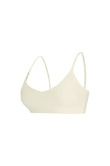 Sleek Sports Bra - Flow Oasis - Almond whisper - OHFIT