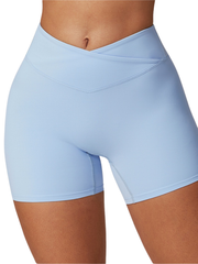 Sleek Shorts - Flow Oasis - Soft Sky