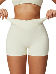 Sleek Shorts - Flow Oasis - Almond whisper - OHFIT