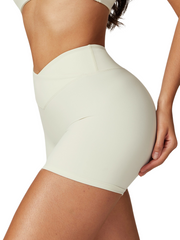 Sleek Shorts - Flow Oasis - Almond whisper - OHFIT