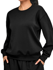 Pullover Sweatshirt - Urban Ease - Classic Noir - OHFIT