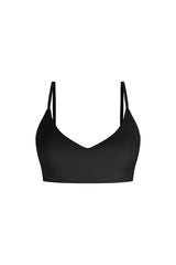 Sleek Sports Bra - Flow Oasis - Jet Black - OHFIT