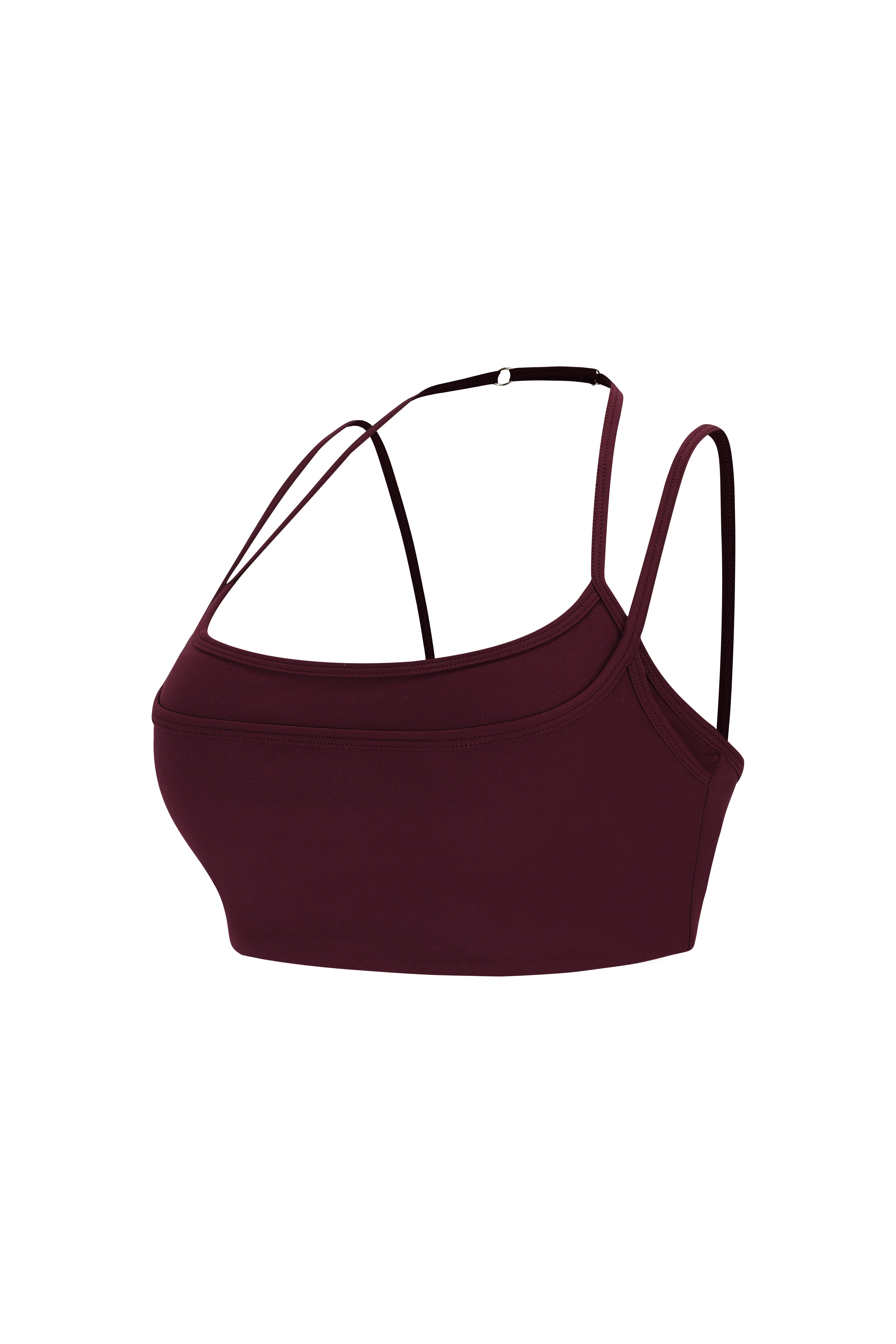 Double Layer Sports Bra - Flow Oasis - Midnight Plum - OHFIT