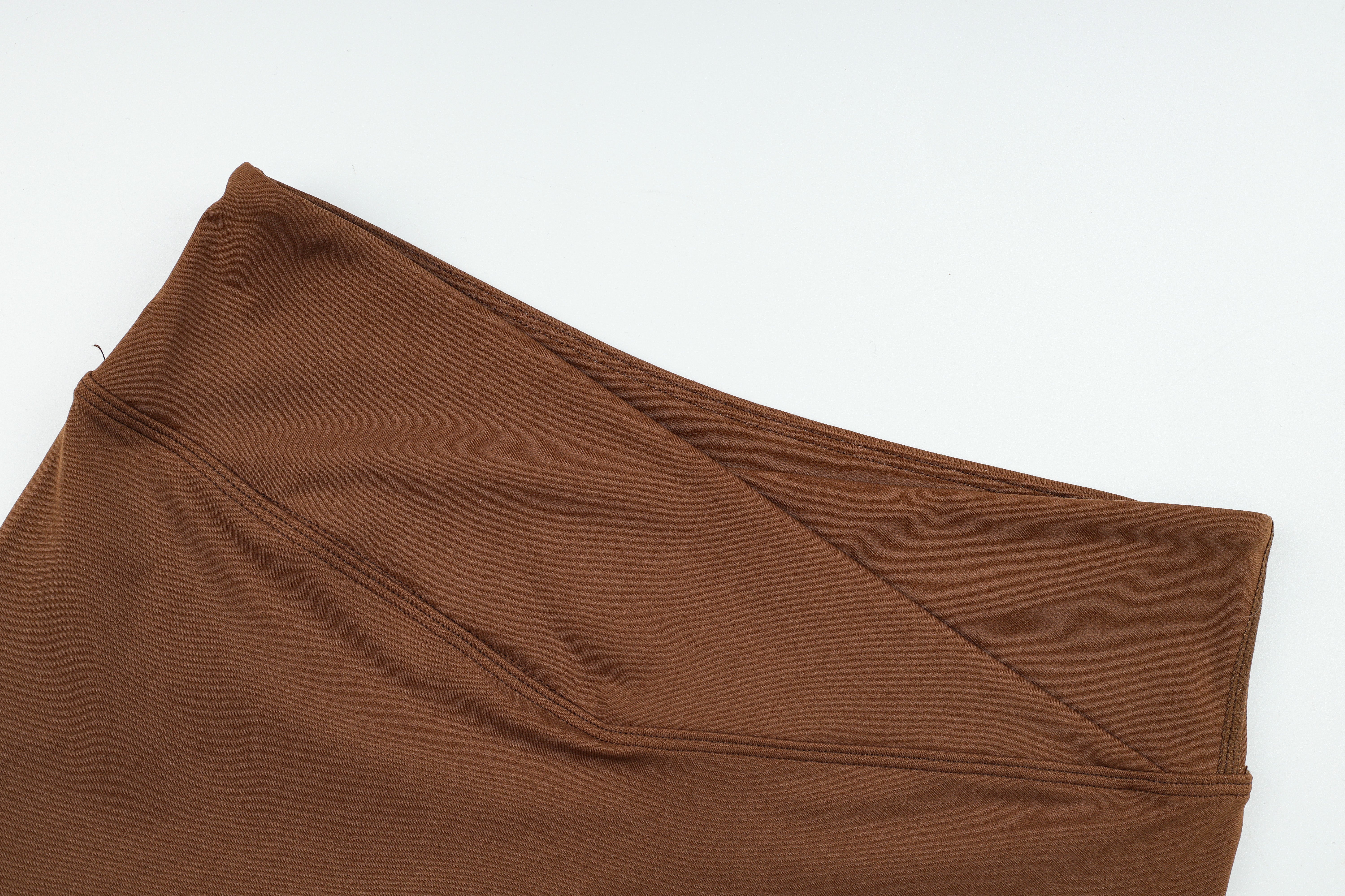 Sleek Shorts - Flow Oasis - Cappuccino Brown - OHFIT