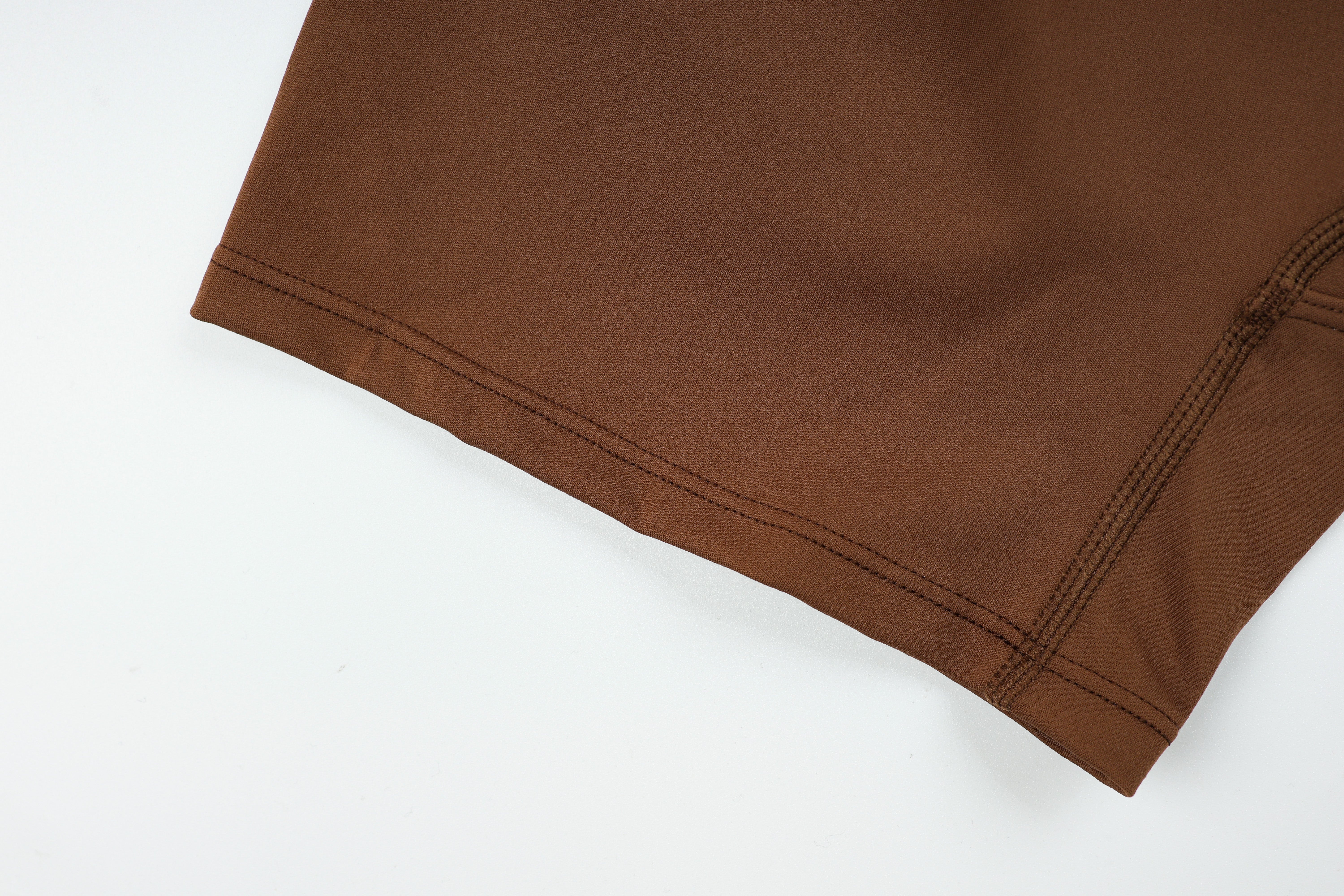 Sleek Shorts - Flow Oasis - Cappuccino Brown - OHFIT