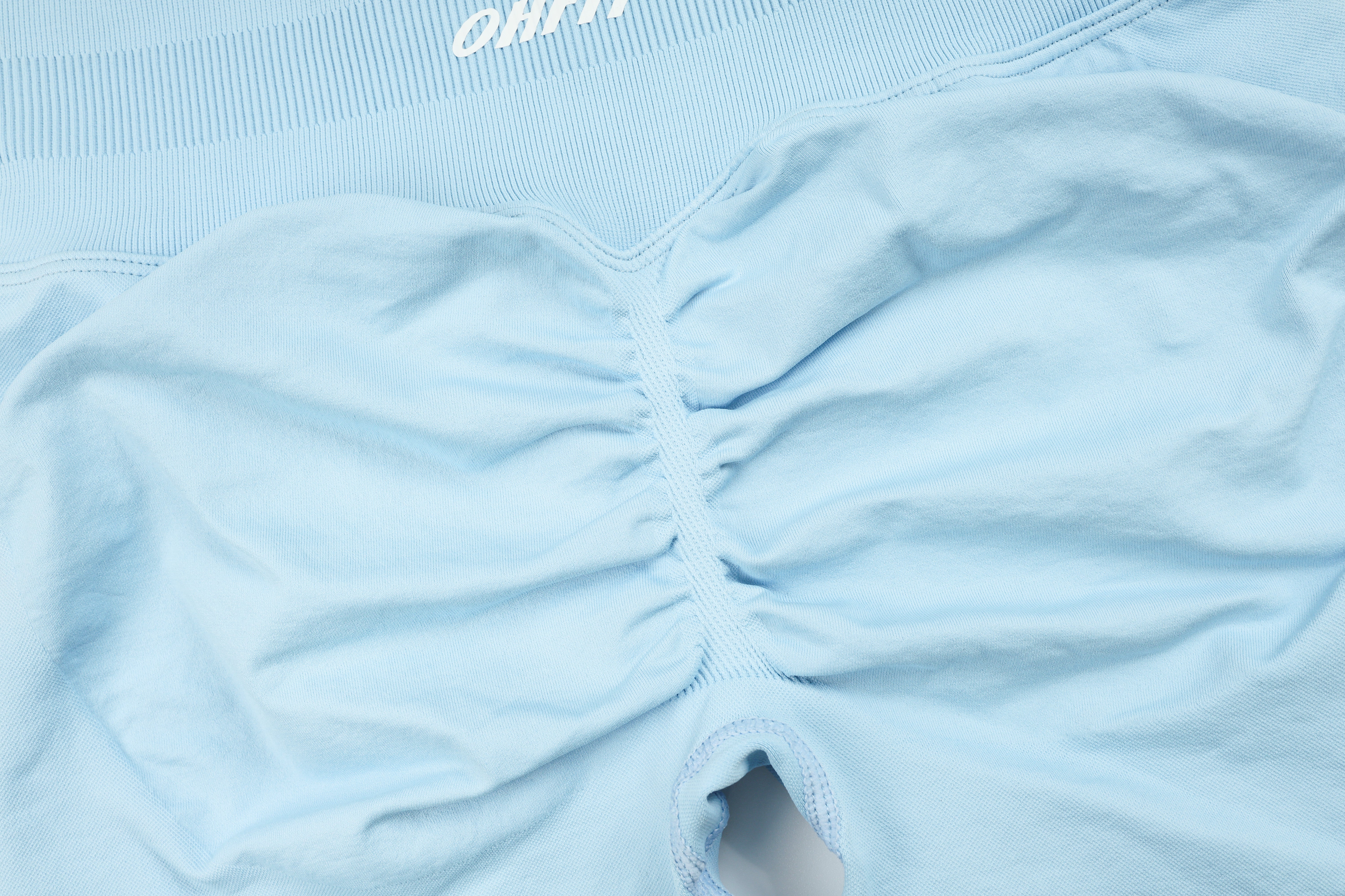 Seamless Shorts - Knit Motion - Sky Blue - OHFIT