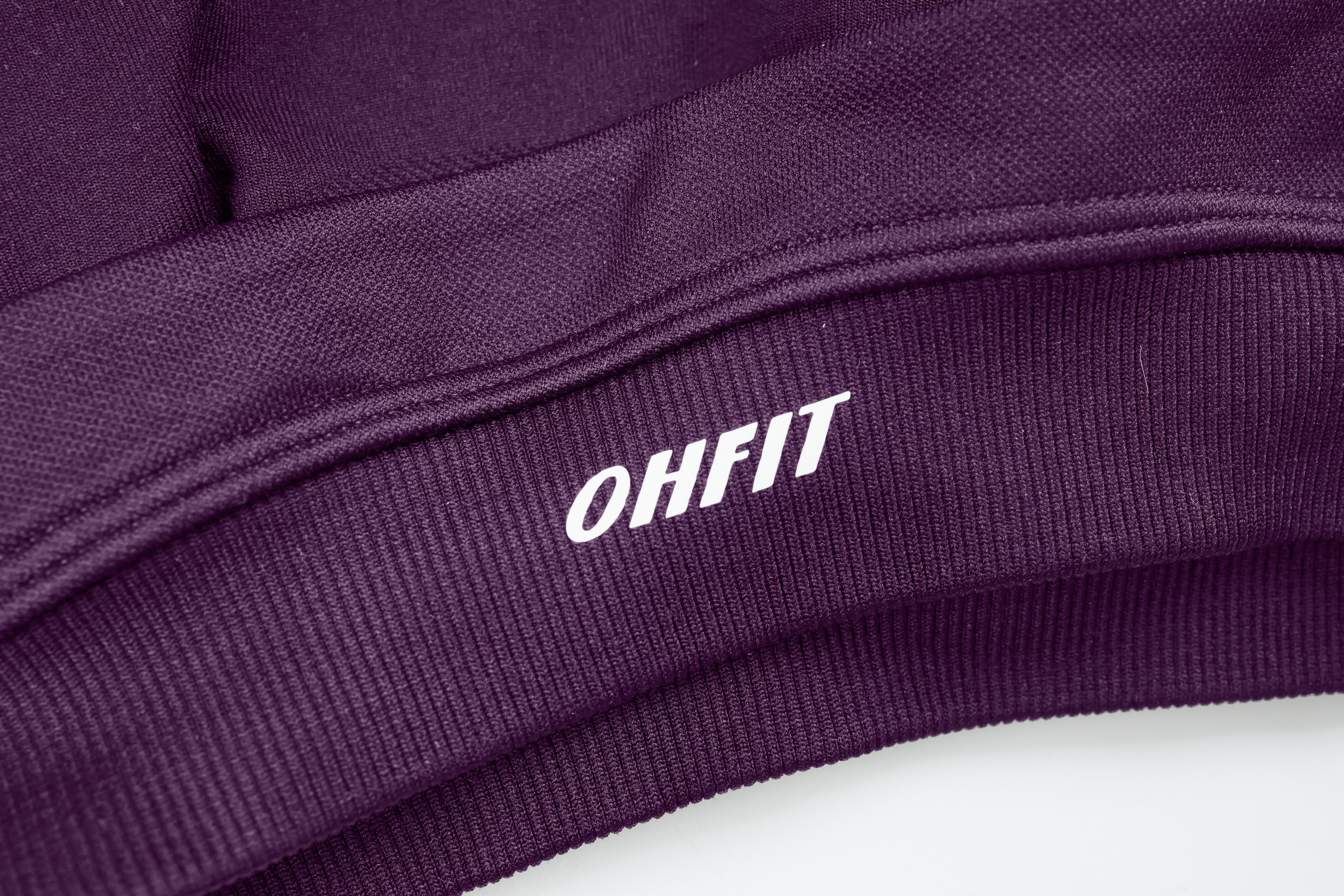 Halterneck Sports Bra - Knit Motion - Royal Amethyst - OHFIT