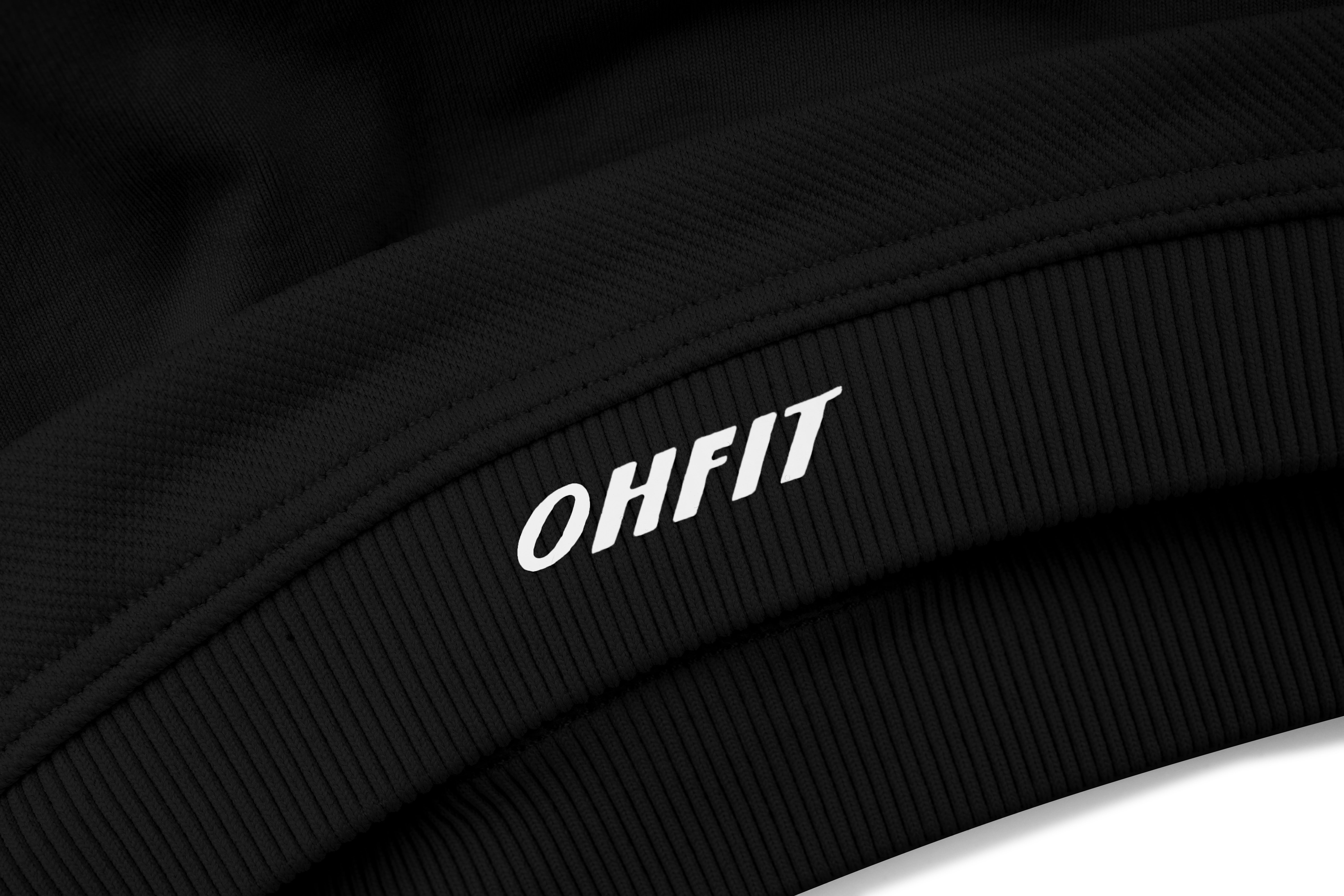 One Shoulder Bra - Knit Motion - Night Black - OHFIT