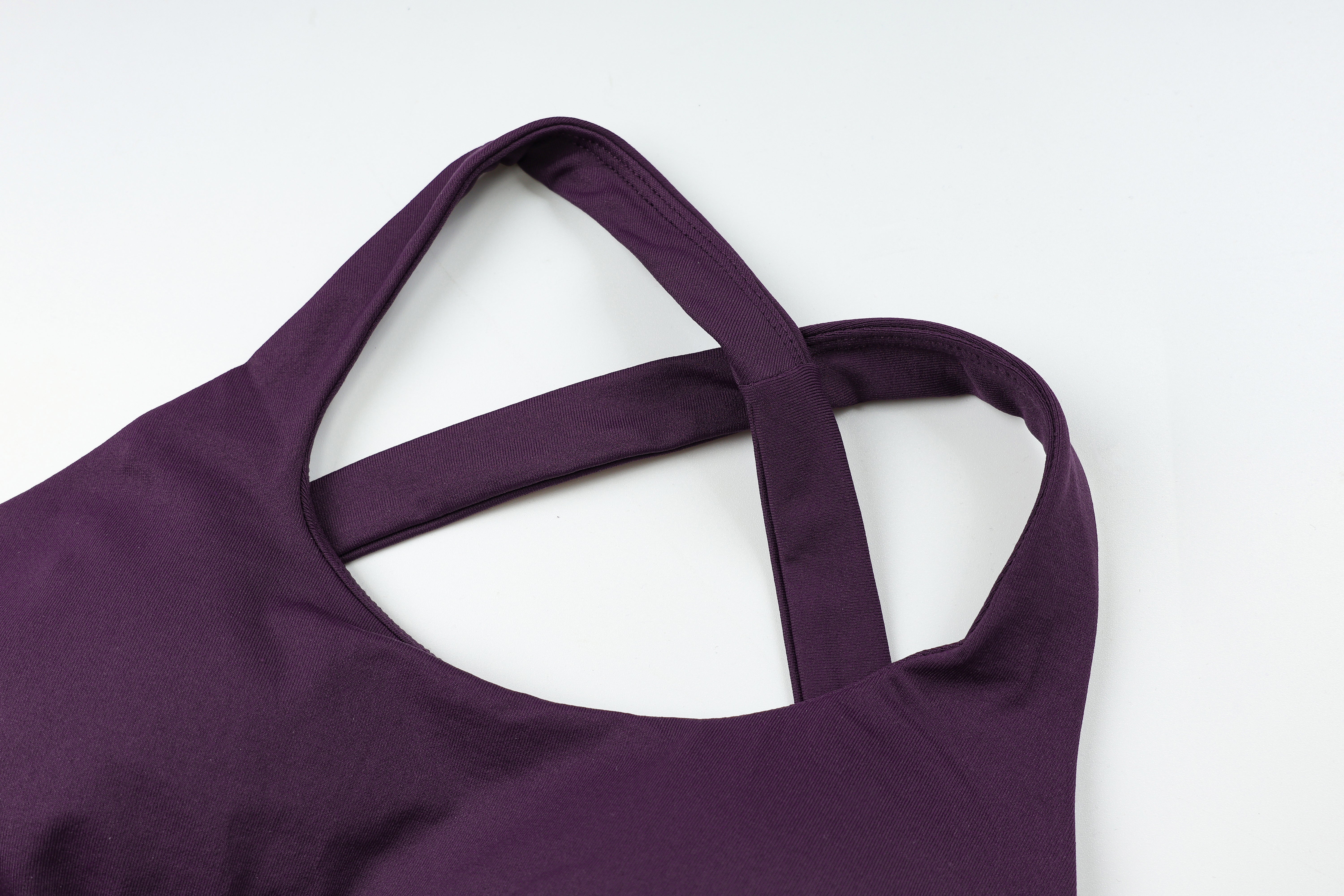 One Shoulder Bra - Knit Motion - Royal Amethyst - OHFIT