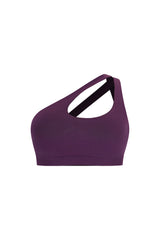 One Shoulder Bra - Knit Motion - Royal Amethyst - OHFIT