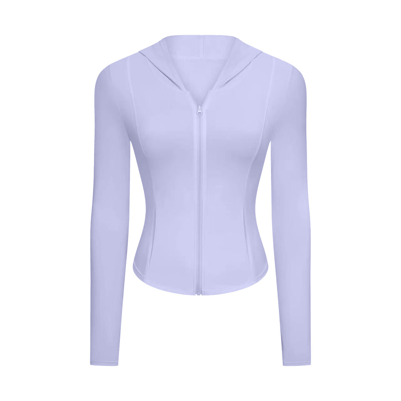 Slim Fit Zipper Hoodie Running and Quick Drying Fitness Top