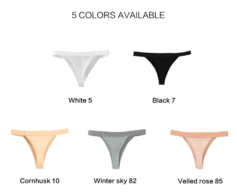 Underwear Cotton Comfortable Low-waisted Thong Sexy Panties